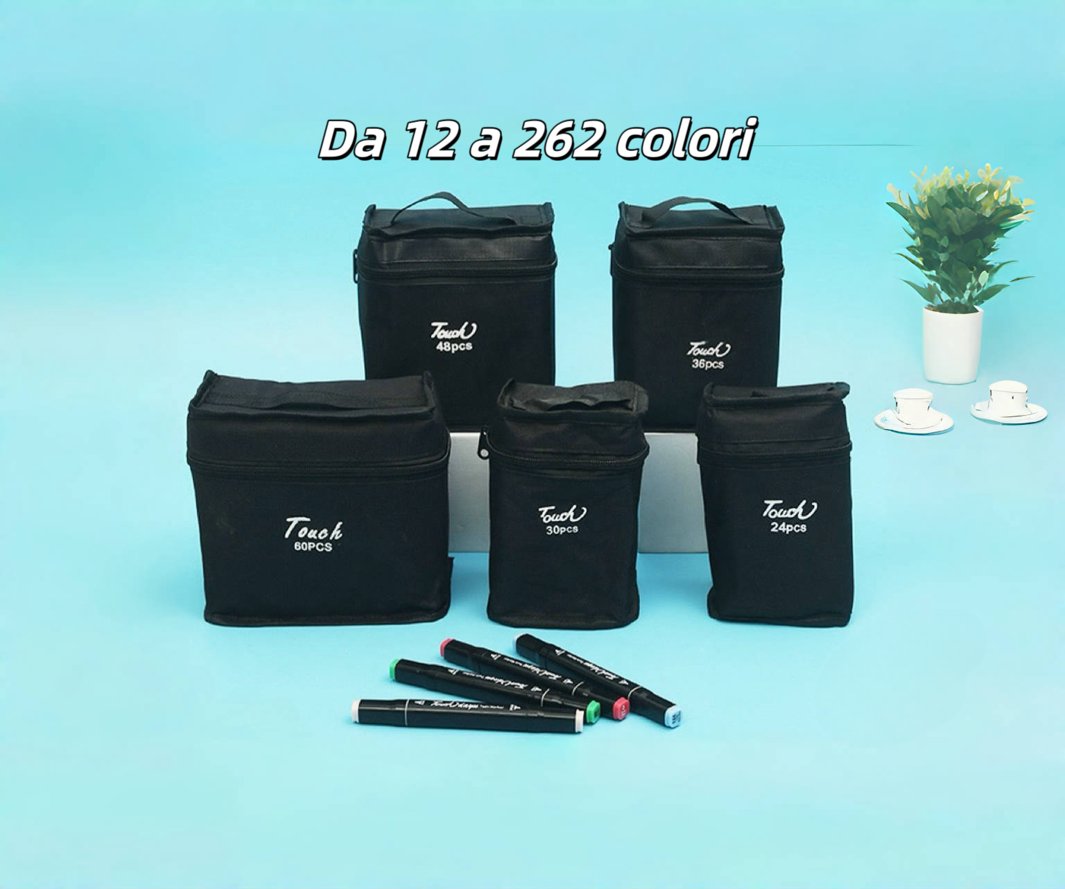 Ohuhu Pennarelli a base di alcol: 216 colori set di pennarelli a doppia punta per artisti adulti da colorare per schizzi illustrazione - pennello e punta doppia fine1 frullatore Honolulu B Ohuhu Pennarelli a base di alcol: 216 colori set di pennarelli a doppia punta per artisti adulti da colorare per schizzi illustrazione - pennello e punta doppia fine1 frullatore Honolulu B