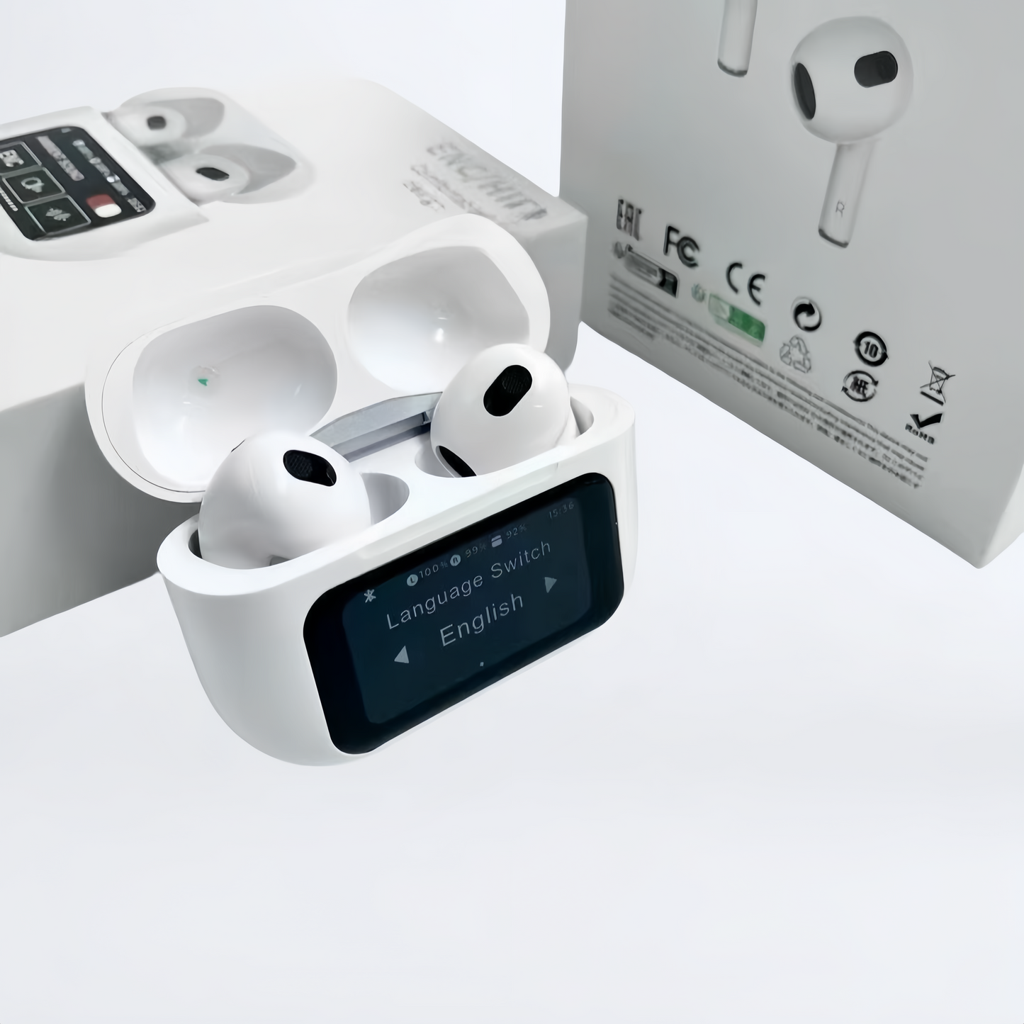 DOPODS TOUCH CUFFIE BLUETOOTH CON DISPLAY INTEGRATO